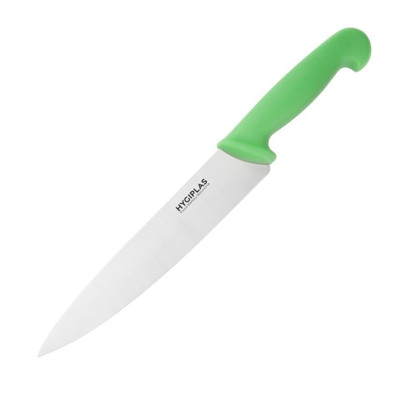 Couteau de cuisinier Hygiplas vert 215mm C861 Hygiplas Couteau de cuisinier Hygiplas vert 215mm C861 Hygiplas