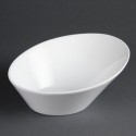 Bols ovales inclinés blancs Olympia 222 x 246mm (Lot de 3) CB078 Olympia