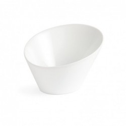 Bols ovales inclinés blancs Olympia 133 x 154mm (Lot de 4) CB079 Olympia