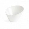 Bols ovales inclinés blancs Olympia 133 x 154mm (Lot de 4) CB079 Olympia