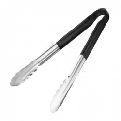 Pince de service à code couleur Hygiplas 300mm noire CB153 Hygiplas