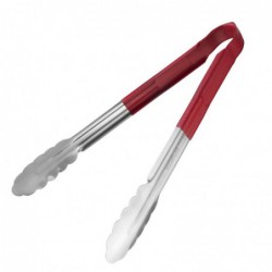 Pince de service à code couleur Hygiplas 300mm rouge CB154 Hygiplas