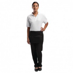 Tablier limonadier à poches à fermeture éclair Whites noir A587 Whites Chefs Clothing