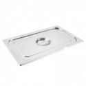 Couvercle inox GN 1/1 avec encoche Vogue CB170 Vogue