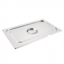 Couvercle inox GN 1/1 avec encoche Vogue CB170 Vogue