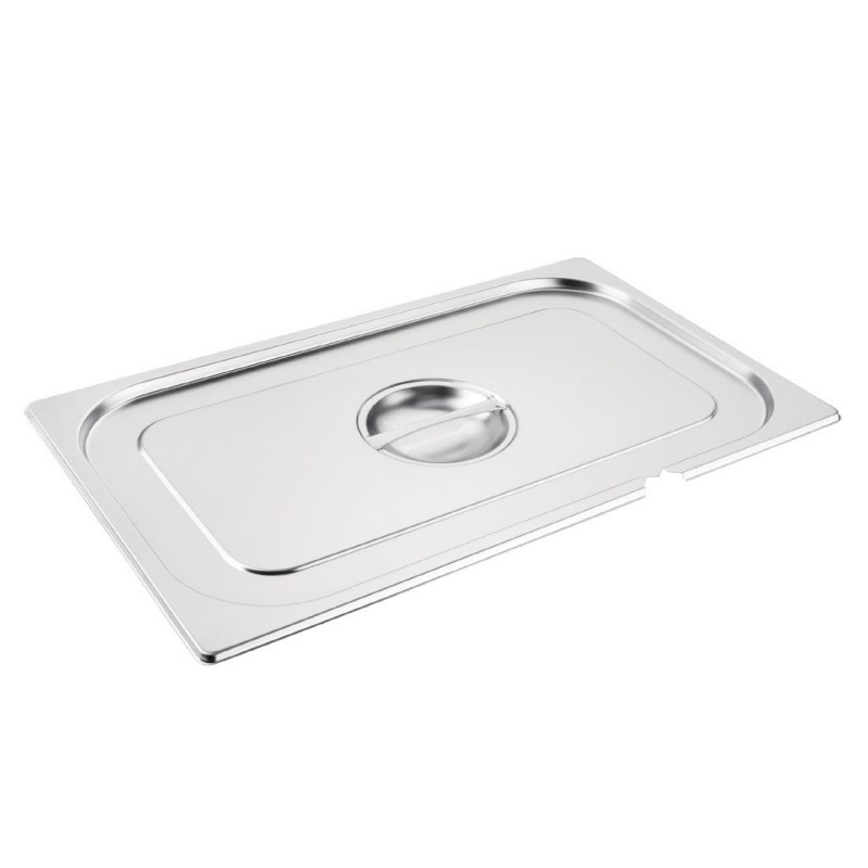 Couvercle inox GN 1/1 avec encoche Vogue CB170 Vogue Couvercle inox GN 1/1 avec encoche Vogue CB170 Vogue