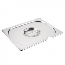 Couvercle inox GN 1/2 avec encoche Vogue CB171 Vogue