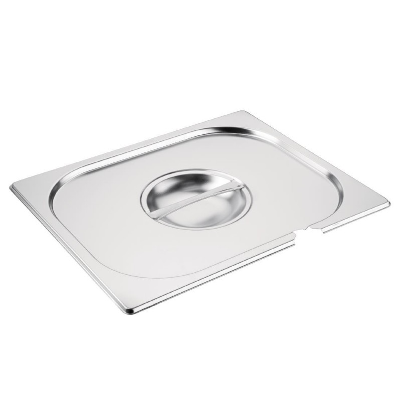 Couvercle inox GN 1/2 avec encoche Vogue CB171 Vogue Couvercle inox GN 1/2 avec encoche Vogue CB171 Vogue