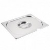 Couvercle inox GN 1/2 avec encoche Vogue CB171 Vogue