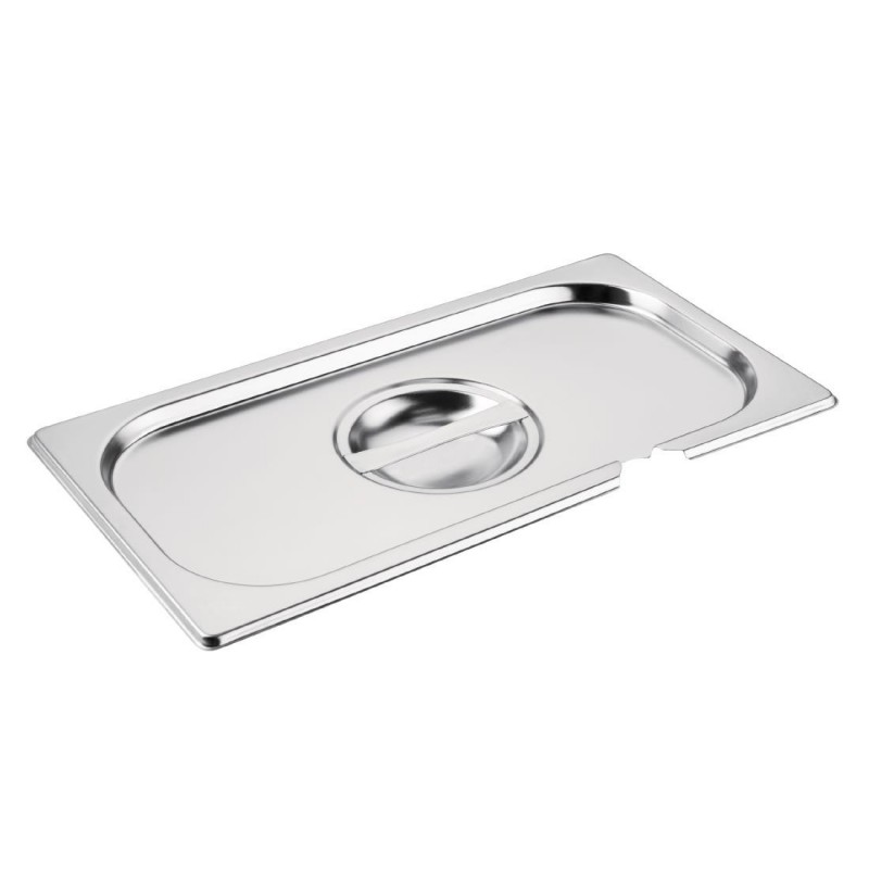 Couvercle inox GN 1/3 avec encoche Vogue CB173 Vogue Couvercle inox GN 1/3 avec encoche Vogue CB173 Vogue