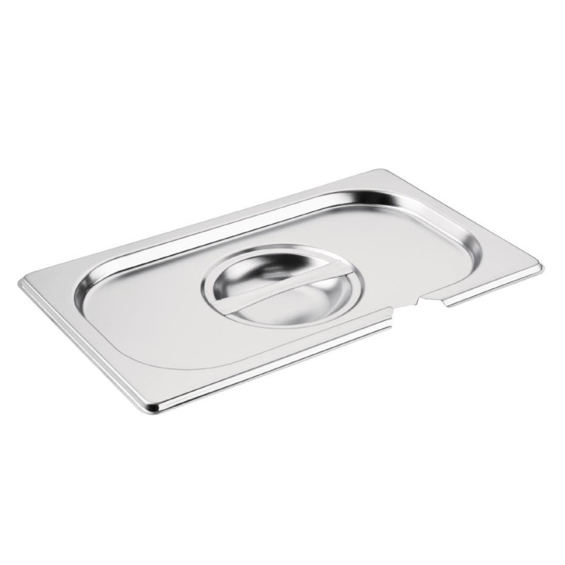 Couvercle inox GN 1/4 avec encoche Vogue CB174 Vogue Couvercle inox GN 1/4 avec encoche Vogue CB174 Vogue