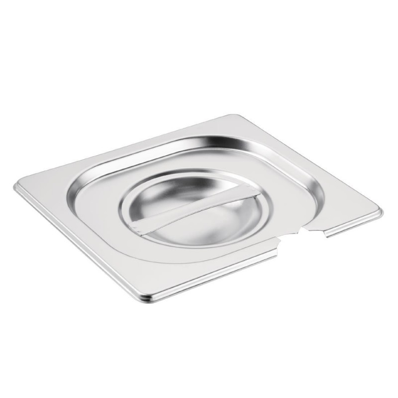 Couvercle inox GN 1/6 avec encoche Vogue CB175 Vogue Couvercle inox GN 1/6 avec encoche Vogue CB175 Vogue
