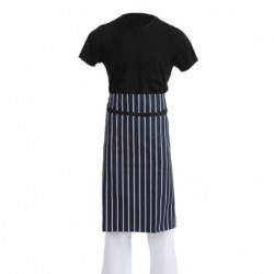 Tablier de cuisine Whites rayé bleu et blanc A647 Whites Chefs Clothing