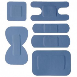 Pansements bleus assortis (Lot de 100) CB441 Aero