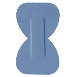 Pansements bout des doigts bleus standards (Lot de 50) CB444 Aero