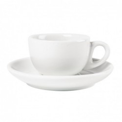 Tasses à espresso blanches 85ml Olympia (Lot de 12) CB464 Olympia
