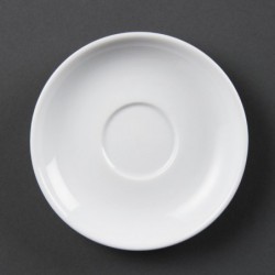 Soucoupes pour tasses à espresso blanches Olympia (Lot de 12) CB465 Olympia
