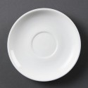 Soucoupes empilables Olympia Whiteware (Lot de 12) CB468 Olympia