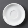 Soucoupes pour tasses à cappuccino blanches Olympia (Lot de 12) CB470 Olympia