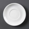 Soucoupe pour tasse à espresso empilable blanche Olympia (Lot de 12) CB472 Olympia