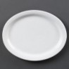 Assiettes ovales blanches Olympia 250mm (Lot de 6) CB477 Olympia