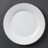 Assiettes à bord large blanches Olympia 250mm (Lot de 12) CB481 Olympia
