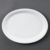 Assiettes ovales blanches Olympia 295mm (lot de 6) CB484 Olympia
