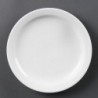 Assiettes à bord étroit blanches Olympia 202mm (Lot de 12) CB488 Olympia