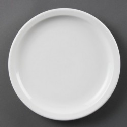 Assiettes à bord étroit blanches Olympia 230mm (Lot de 12) CB489 Olympia