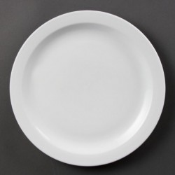 Assiettes à bord étroit blanches Olympia 280mm (Lot de 6) CB491 Olympia