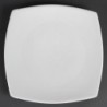 Assiettes carrées bords arrondis blanches Olympia 270mm (Lot de 6) CB493 Olympia