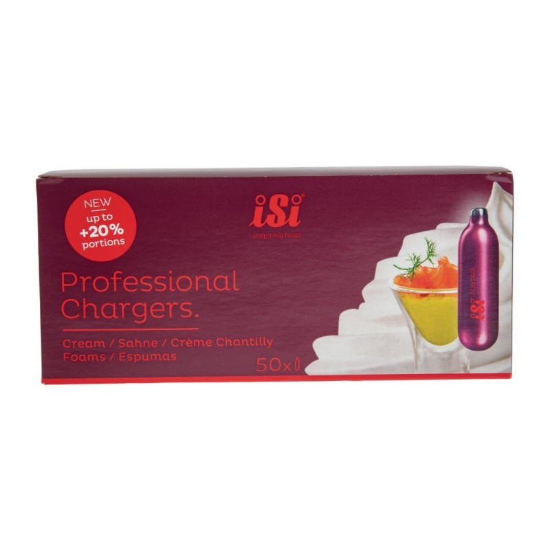 Cartouches pour siphon ISI (Lot de 50) CB505 ISI Cartouches pour siphon ISI (Lot de 50) CB505 ISI