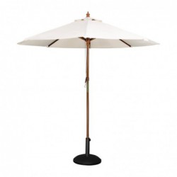 Parasol rond Bolero écru 2