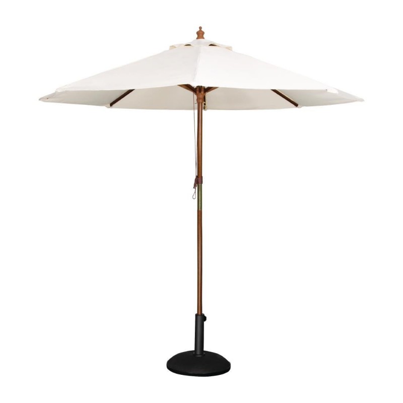 Parasol rond Bolero écru 2 Parasol rond Bolero écru 2