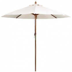 Parasol rond Bolero écru 3m CB516 Bolero