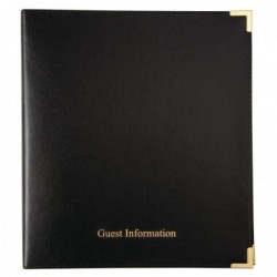 Classeur d'informations client noir CB586 Teloman