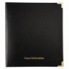 Classeur d'informations client noir CB586 Teloman
