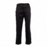 Pantalon de cuisine mixte Chef Works Professionnel chevrons noirs L A674-L Chef Works