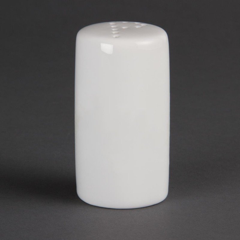 Poivrières blanches 80mm Olympia (Lot de 12) CB703 Olympia