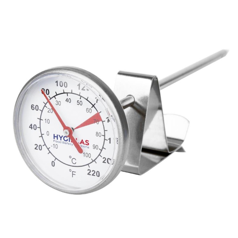 Thermomètre à café et à lait 125mm CB887 Hygiplas Thermomètre à café et à lait 125mm CB887 Hygiplas