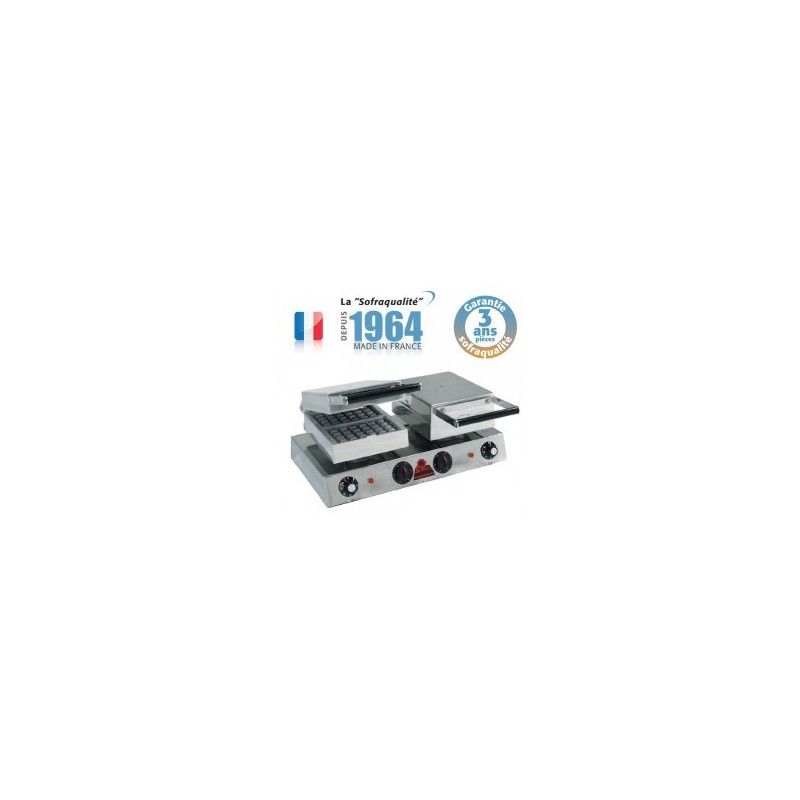 Gaufrier express 2 fer 24 alvéoles Gaufrier express 2 fer 24 alvéoles