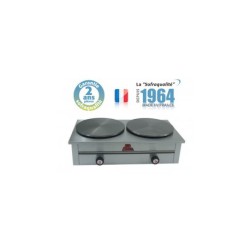 Crêpières Inox gaz 2 plaques 40cm