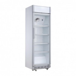 Armoire réfrigérée 1 porte vitrée avec caisson lumineux Polar Série C 346L CC064 Polar