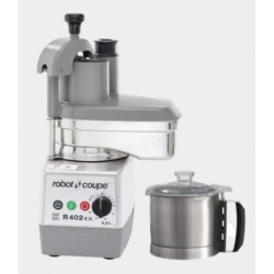 Coupe-légumes combiné cutter R 402 V.V. Robot Coupe 2444 cuve 4.5L en inox avec poignée