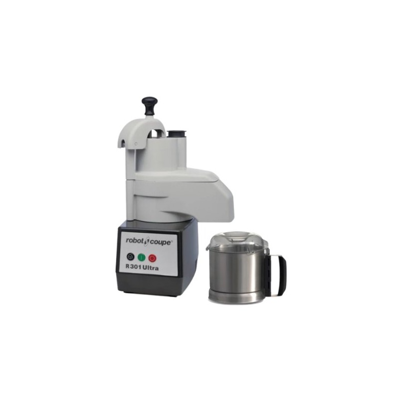 Combiné coupe-légumes & cutter R 301 Ultra cuve 3.7L en inox 2546 Robot Coupe monophasé avec poignée Combiné coupe-légumes & cutter R 301 Ultra cuve 3.7L en inox 2546 Robot Coupe monophasé avec poignée