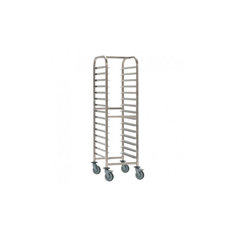 Echelle pâtissière en inox plaques 400 x 600 mm entrée 400 mm 15 niveaux AMINOX 500031 Echelle pâtissière en inox plaques 400 x 600 mm entrée 400 mm 15 niveaux AMINOX 500031