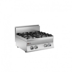 Plaque de cuisson Top 4 feux vifs gaz Gamme 650 Baron 60PCG722