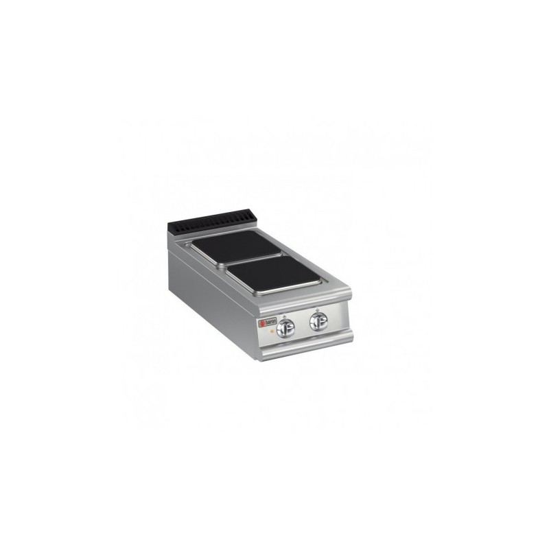 Plaque de cuisson 2 plaques carrées électriques Gamme 700 Baron 70QPCE401 Plaque de cuisson 2 plaques carrées électriques Gamme 700 Baron 70QPCE401