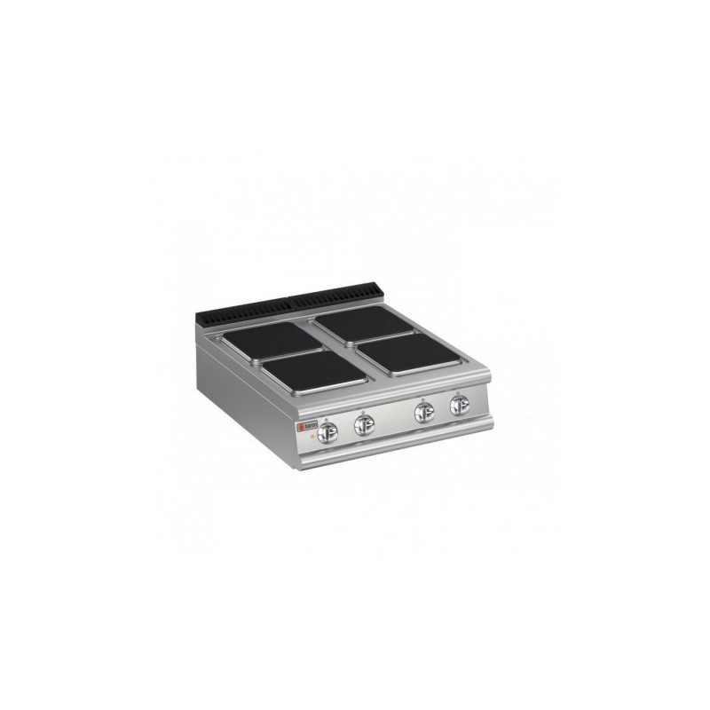 Plaque de cuisson 4 plaques carrées électriques gamme 700 Baron 70QPCE801 Plaque de cuisson 4 plaques carrées électriques gamme 700 Baron 70QPCE801