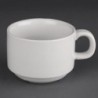 Tasses empilables Olympia Athena 200ml (Lot de 24) CC200 Olympia